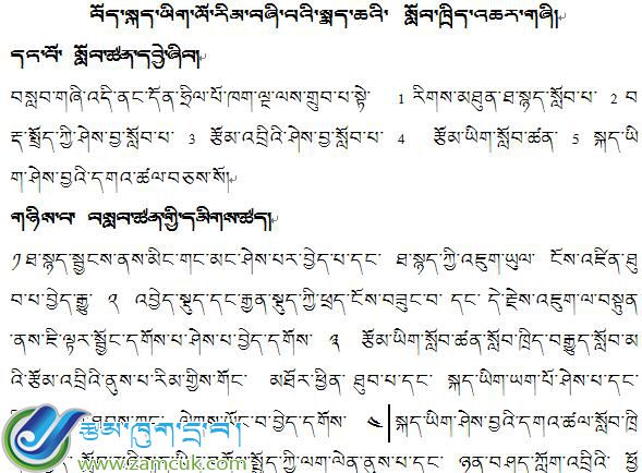 康马县涅如堆中心小学四年级下学期藏语文下册备课完整版