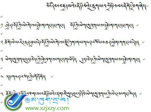 吉隆县中学八年级上学期藏语文上册复习一百题